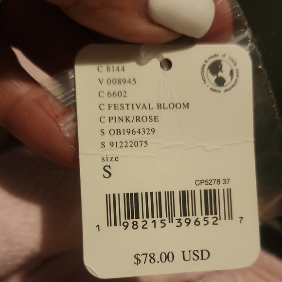 Free People So Fresh Vest Set Rose Size S - Picture 2 of 7